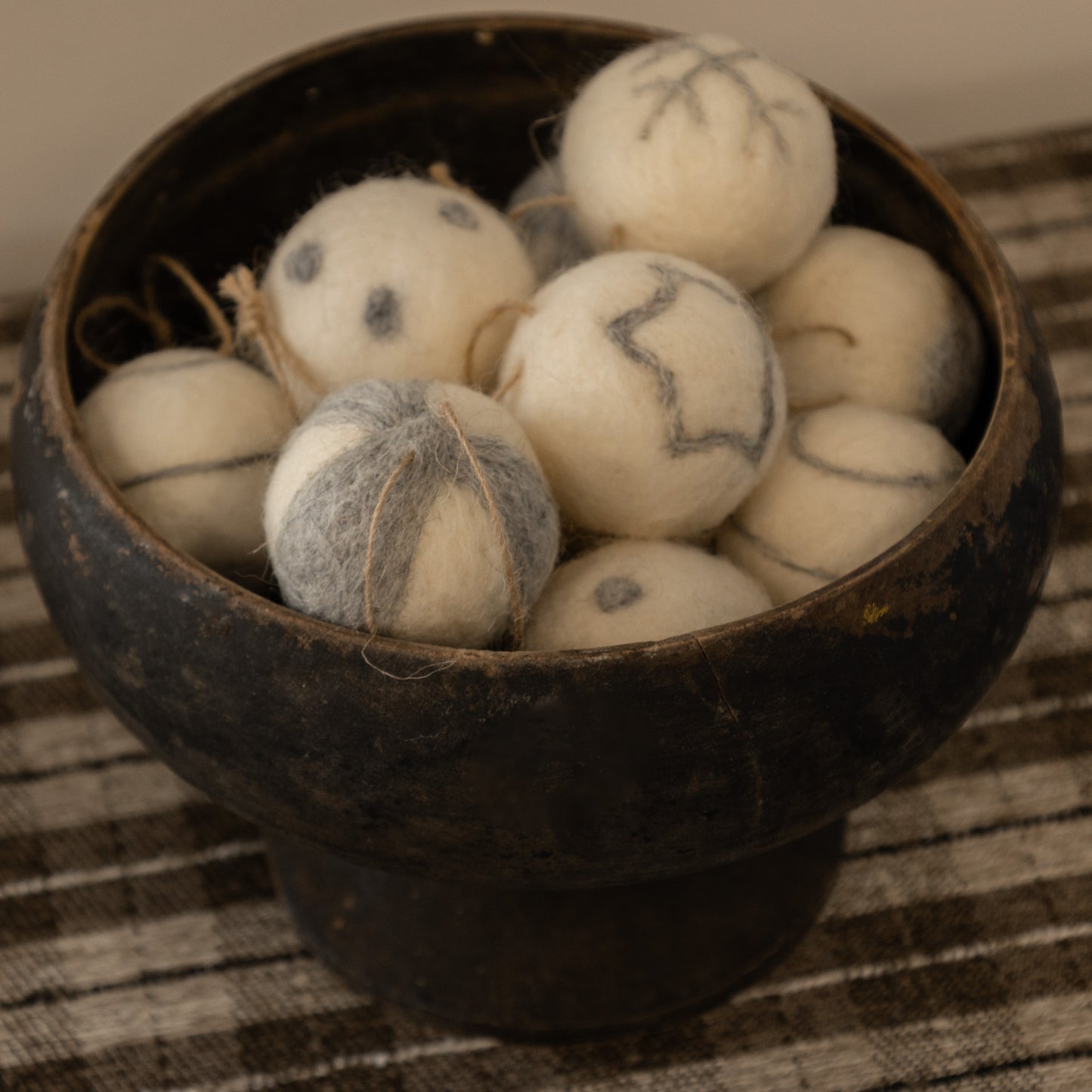 Felt Tufted Ornaments