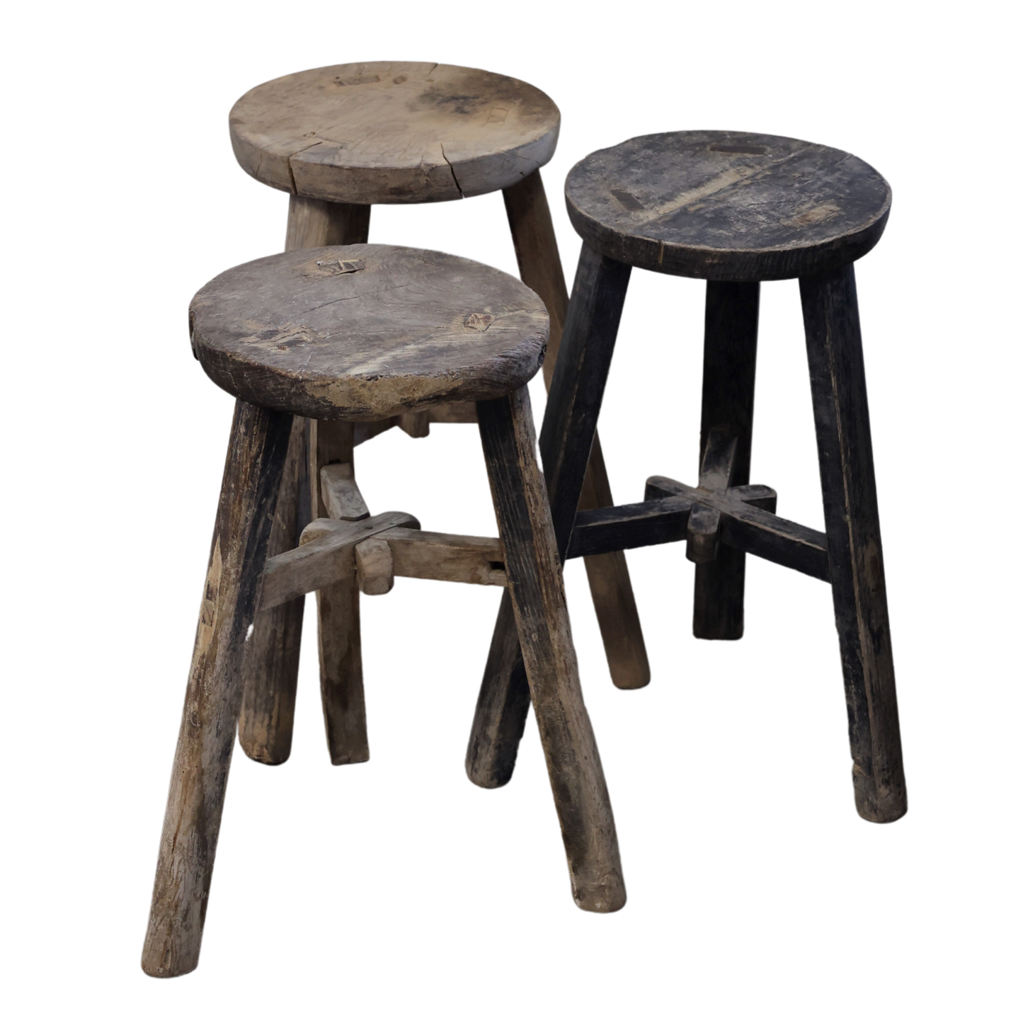Round Vintage Stool