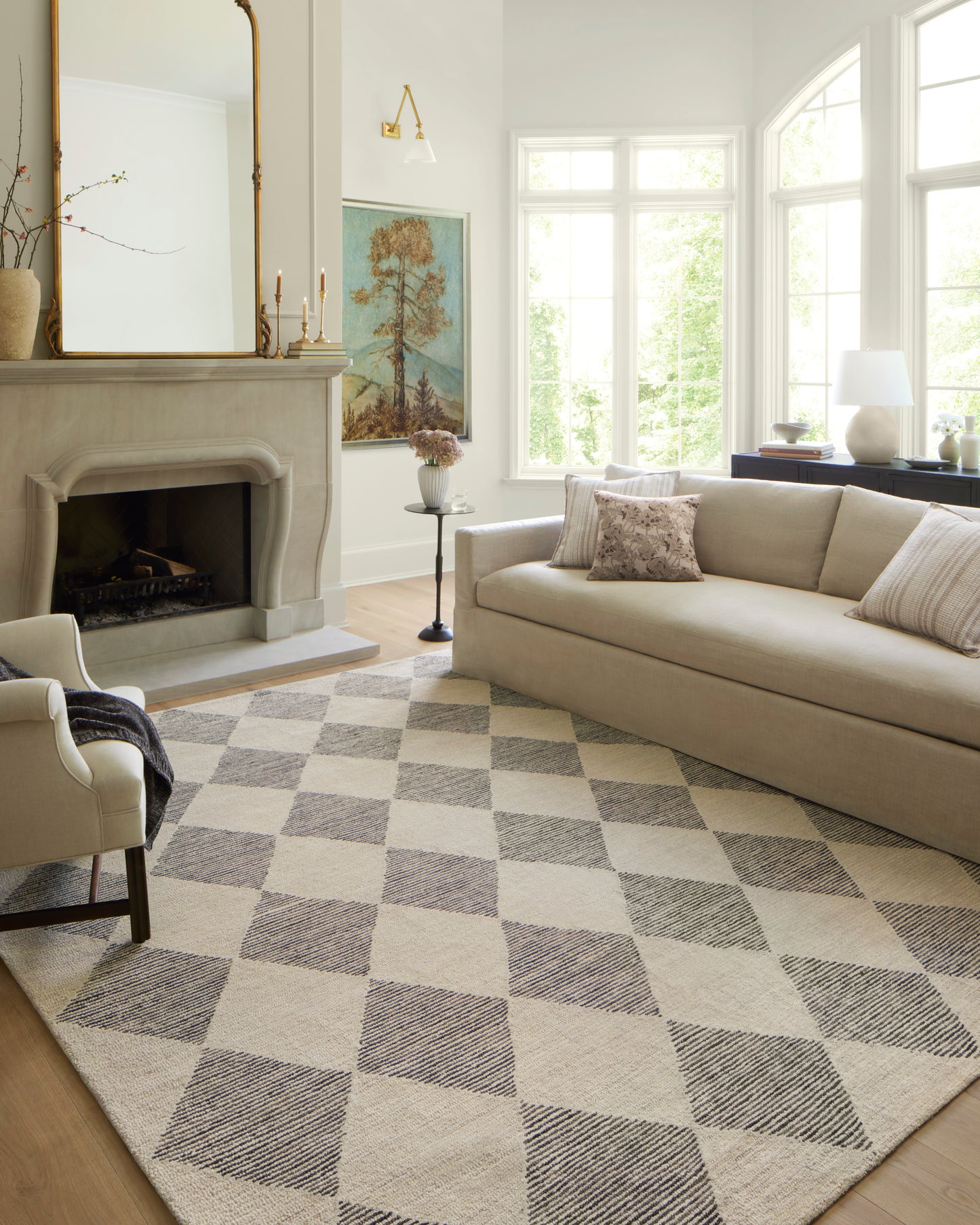 Francis Beige/Charcoal Rug