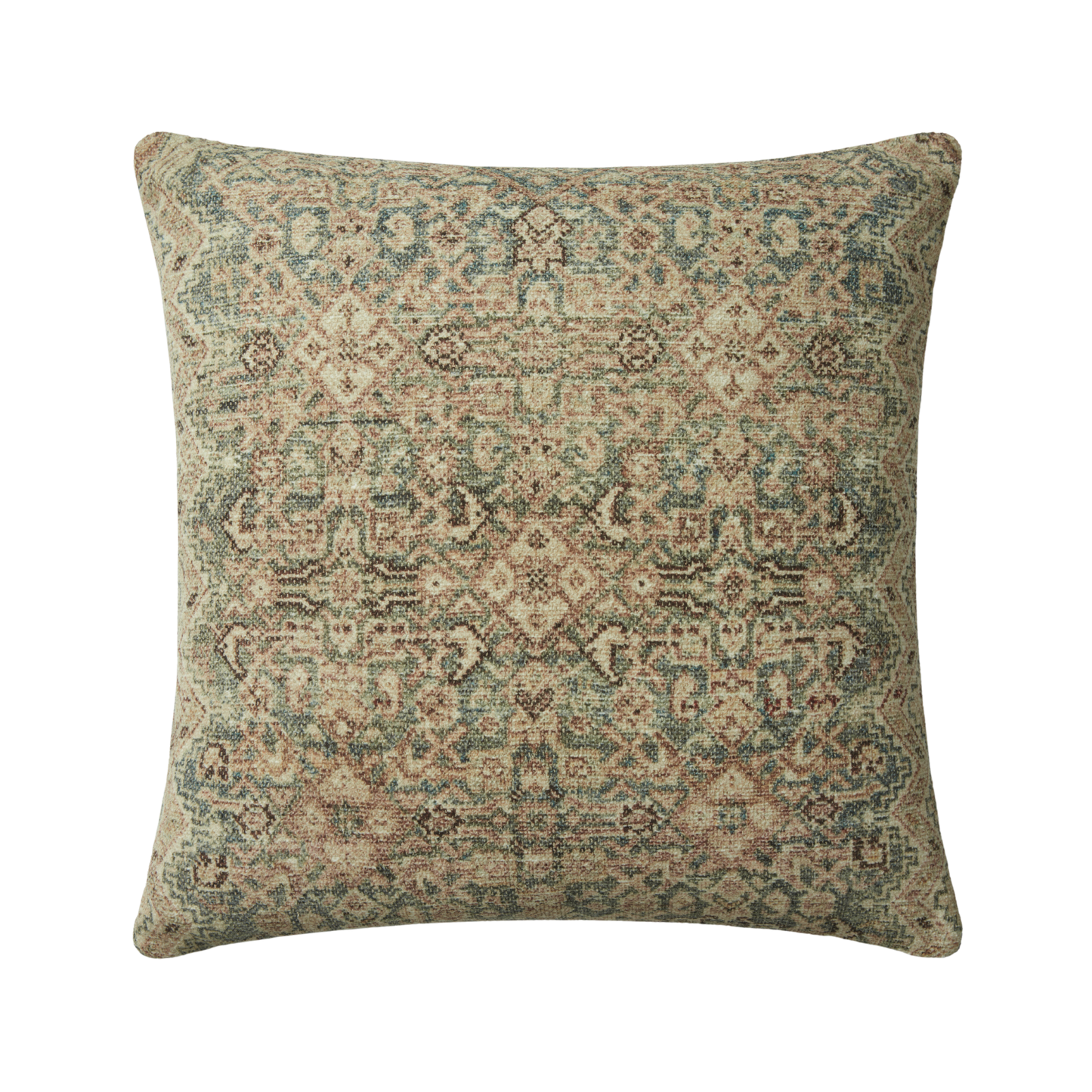 Paisley Navy/Natural Cushion