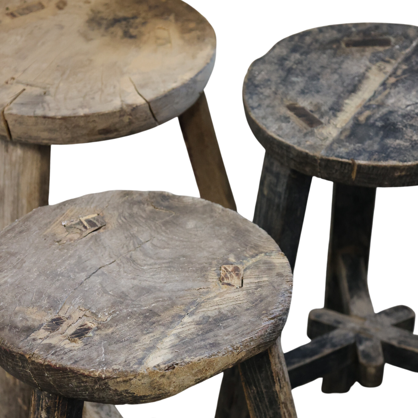 Round Vintage Stool