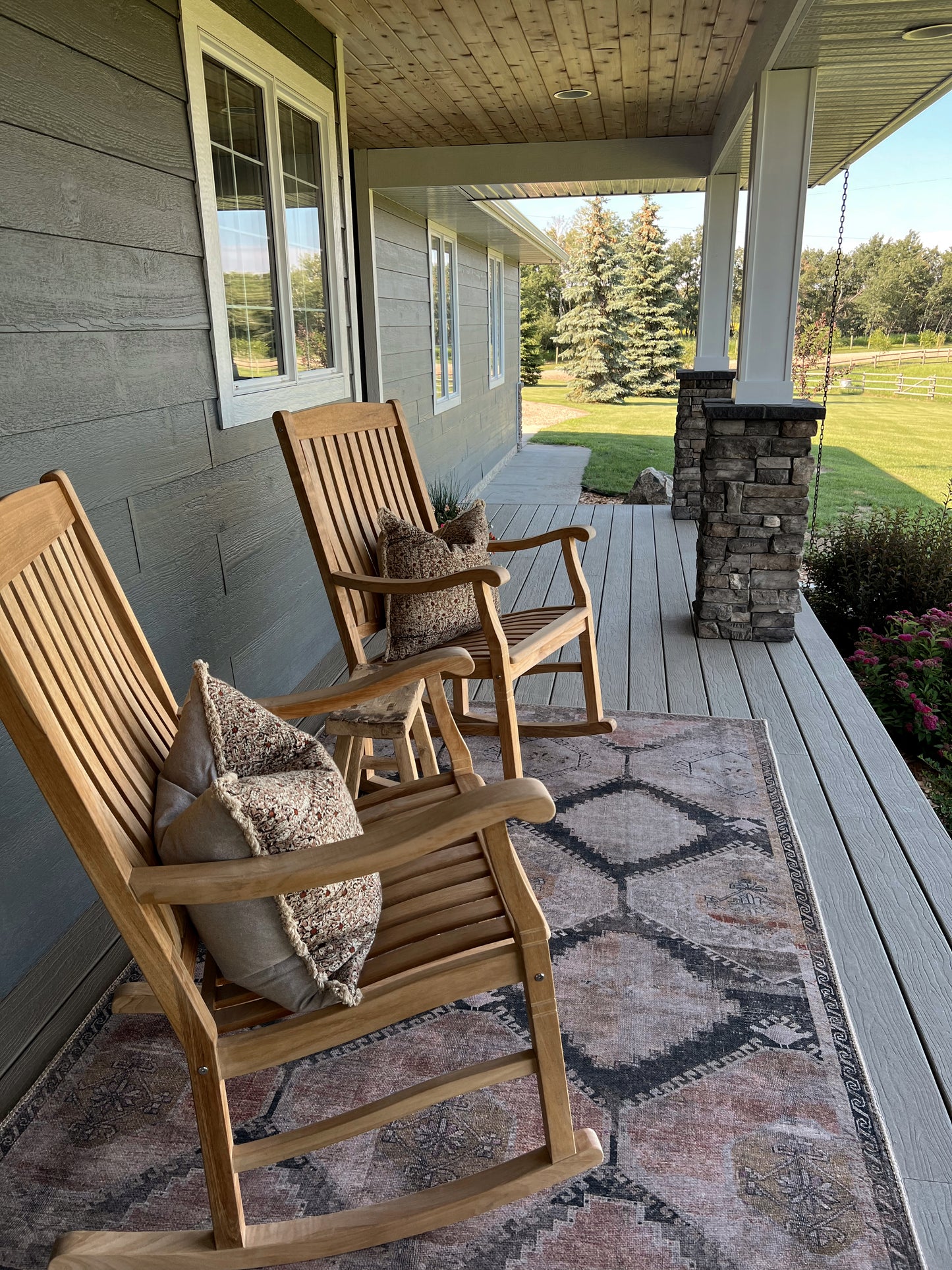 Teak Outdoor Rocking Chair