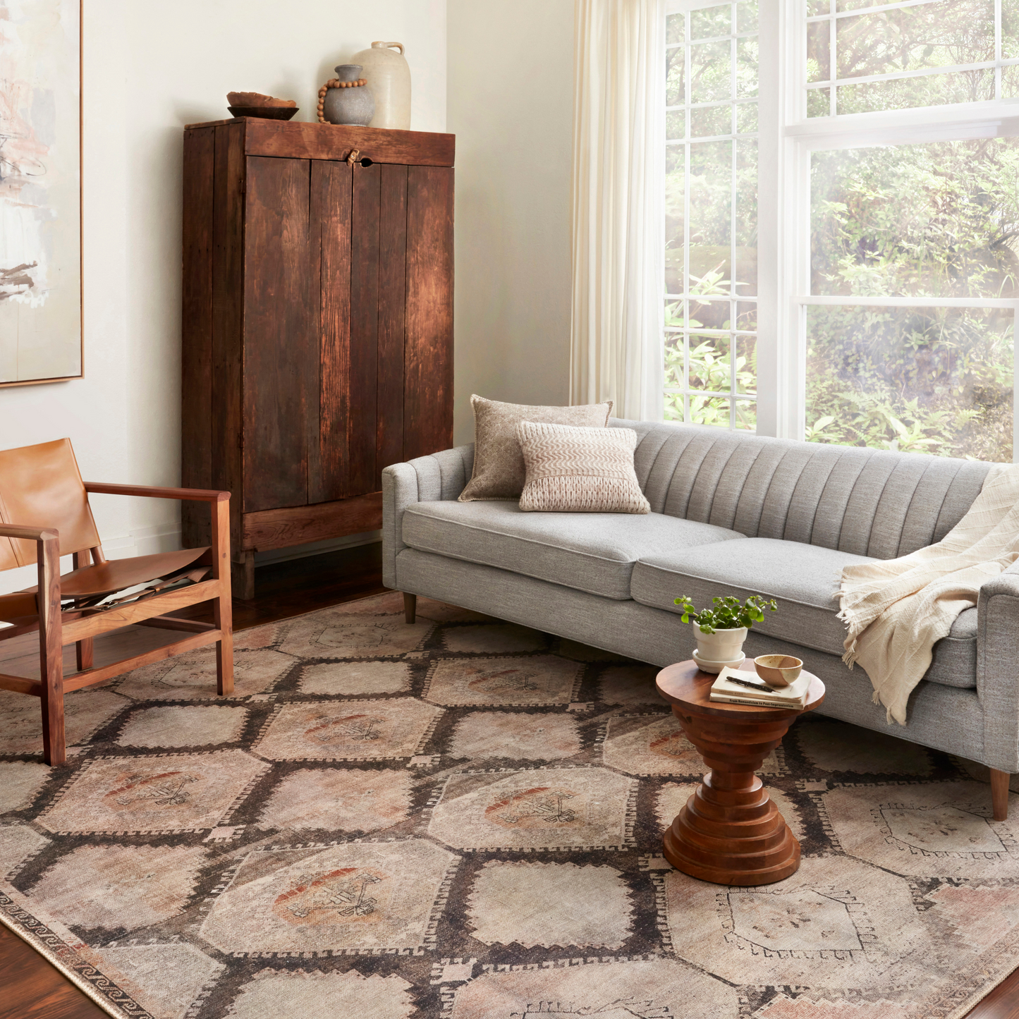 Wynter Rug Graphite/Blush