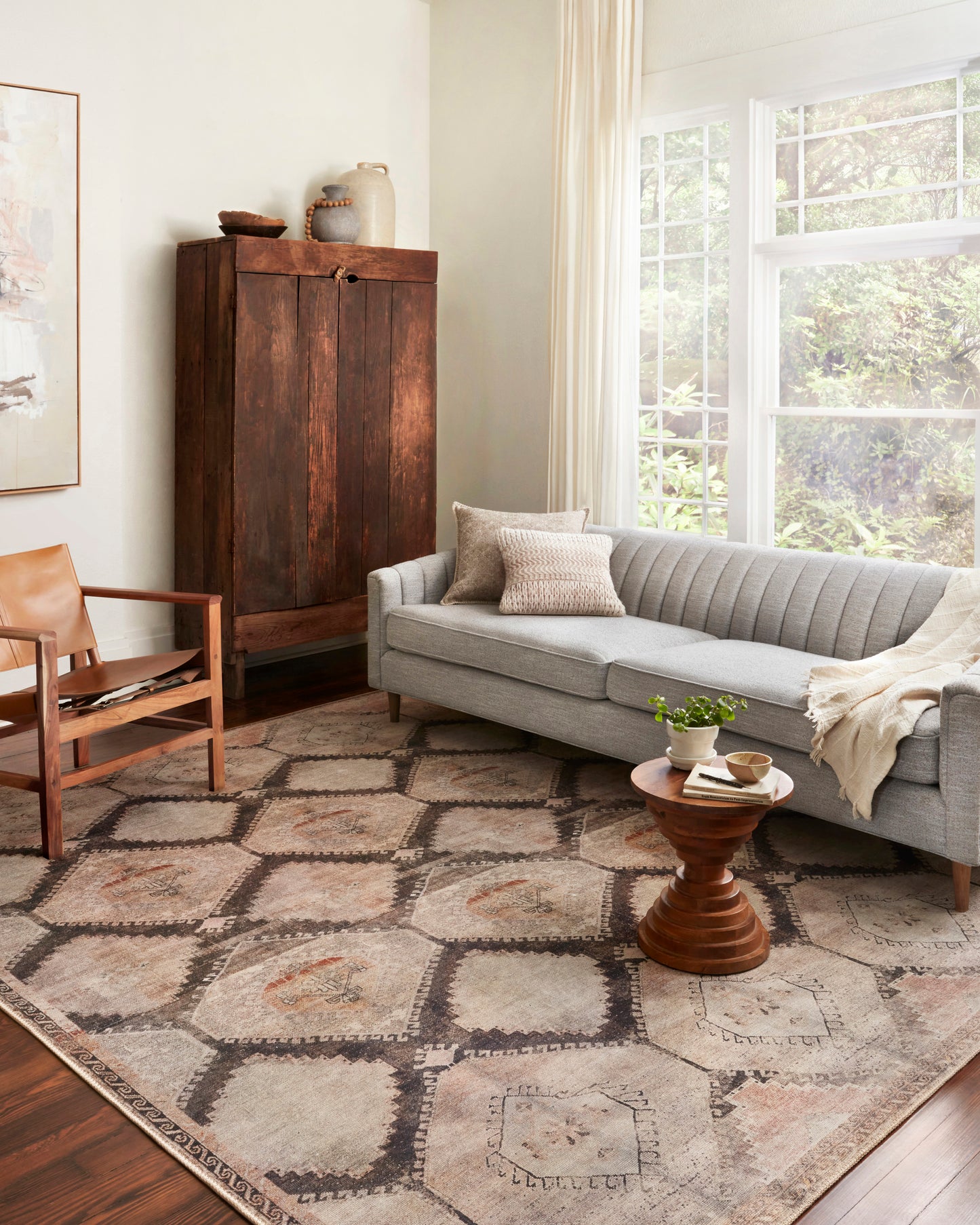 Wynter Rug Graphite/Blush
