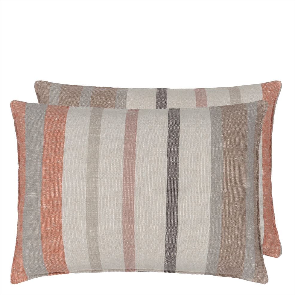 Brera Corso Brick Linen Cushion