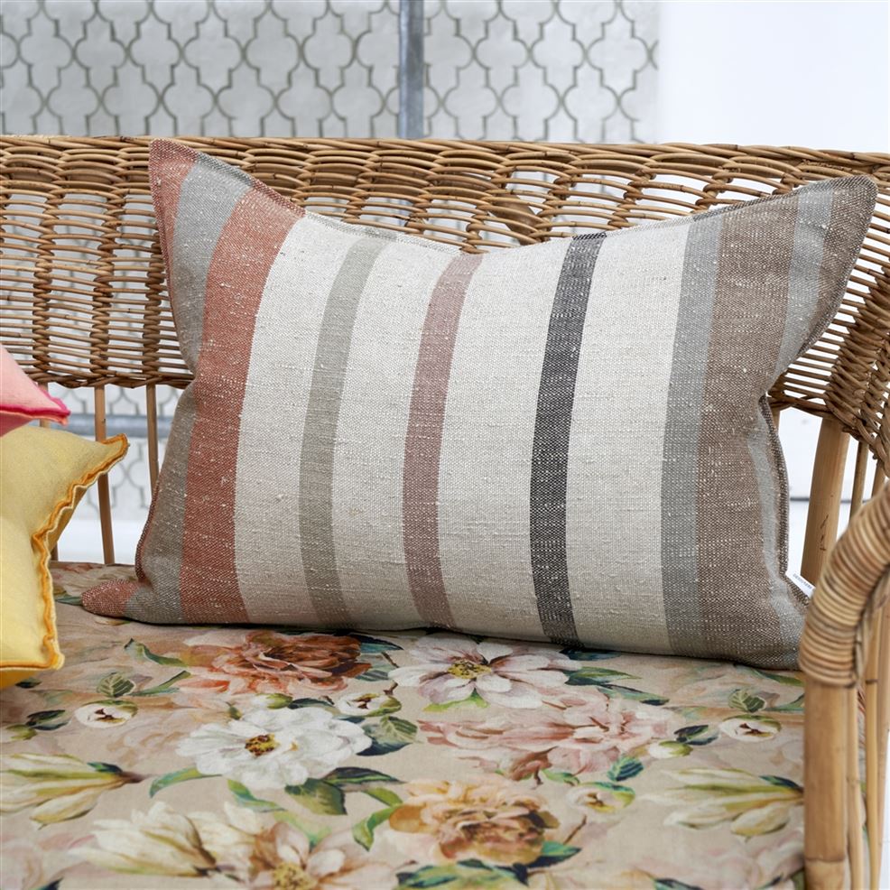 Brera Corso Brick Linen Cushion