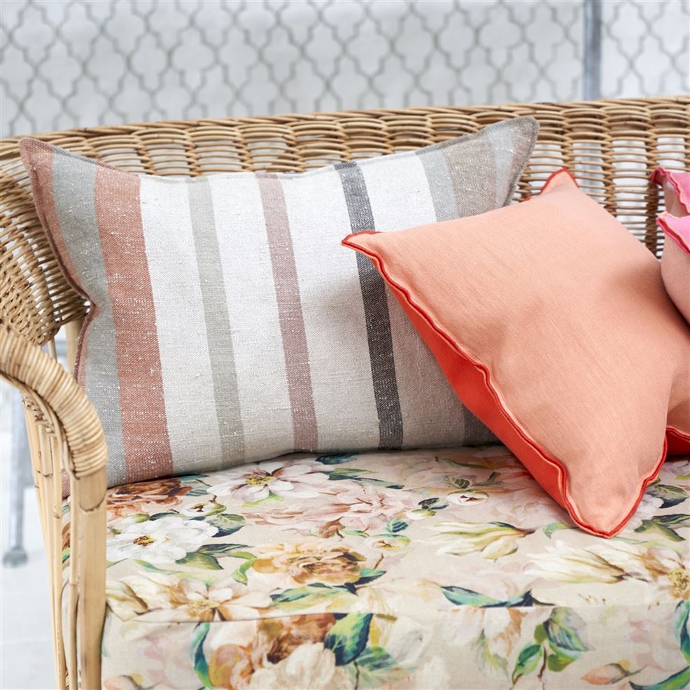Brera Corso Brick Linen Cushion