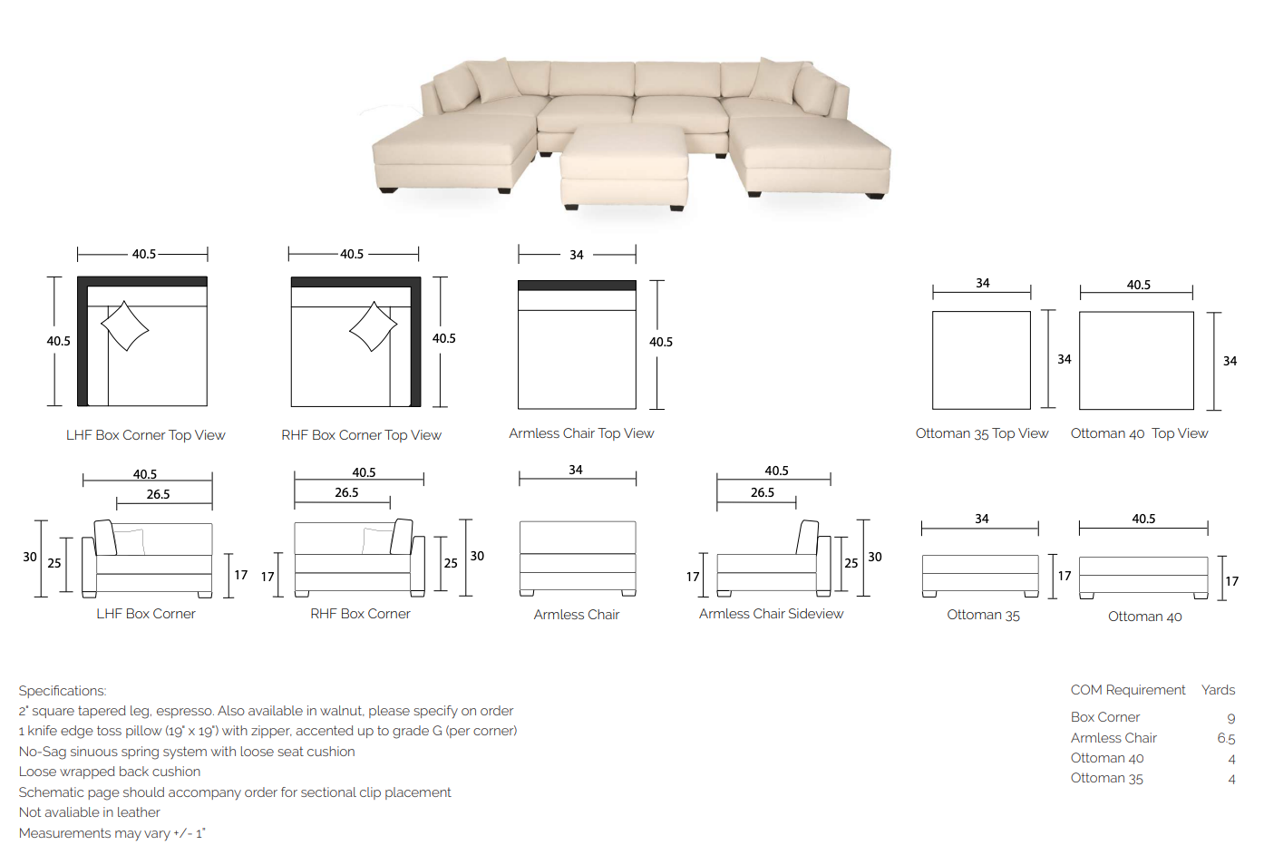 Freeman Modular Sofa