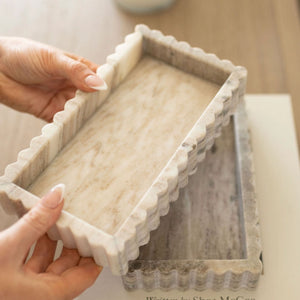 Kennedy Scalloped Tray