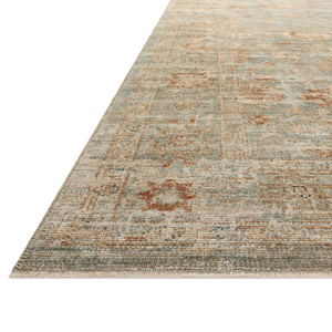 Heritage Aqua/Terracotta Rug