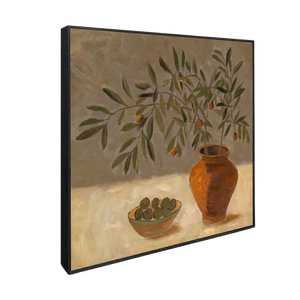 Olea Framed Painting 24x24