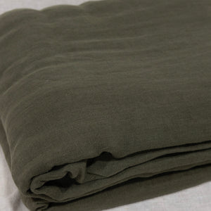 Olive Linen Sham (Set of 2)