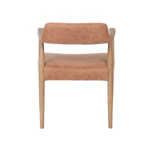 Artemis Leather Dining Chair, Tan