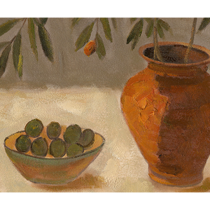 Olea Framed Painting 24x24