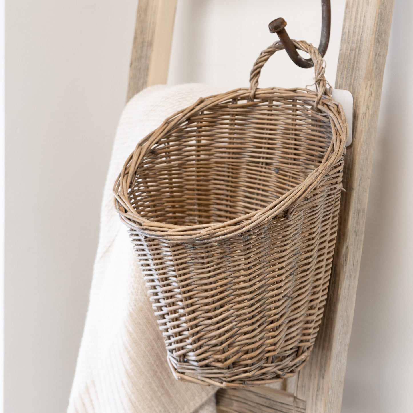 Hanging Rattan Basket