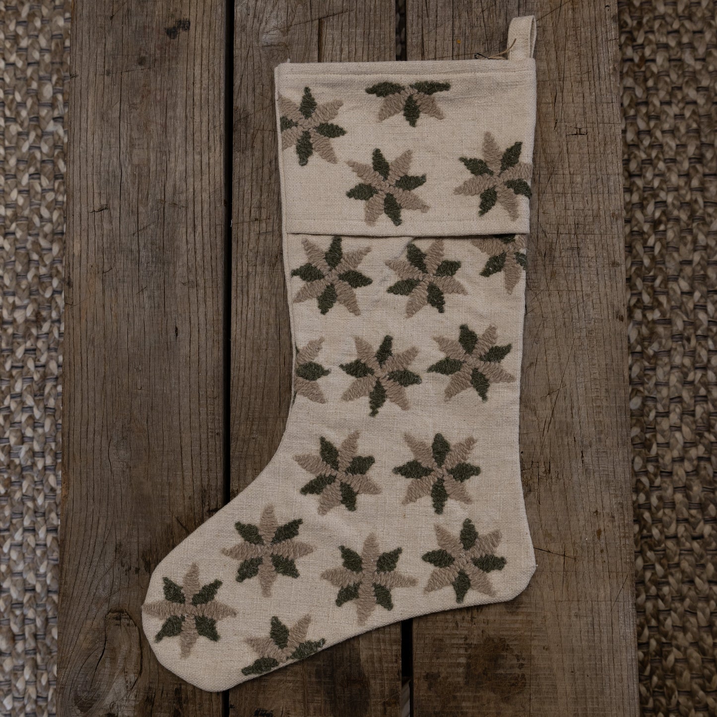 Esme Embroidered Stocking