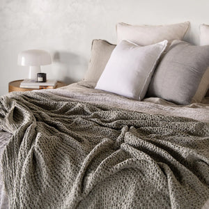 Flocca Linen Bed Blanket