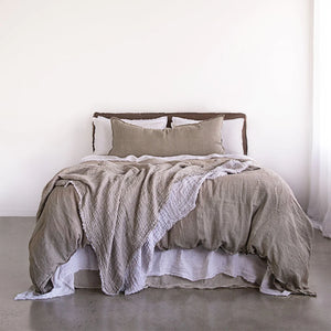 Crush Double Linen Throw