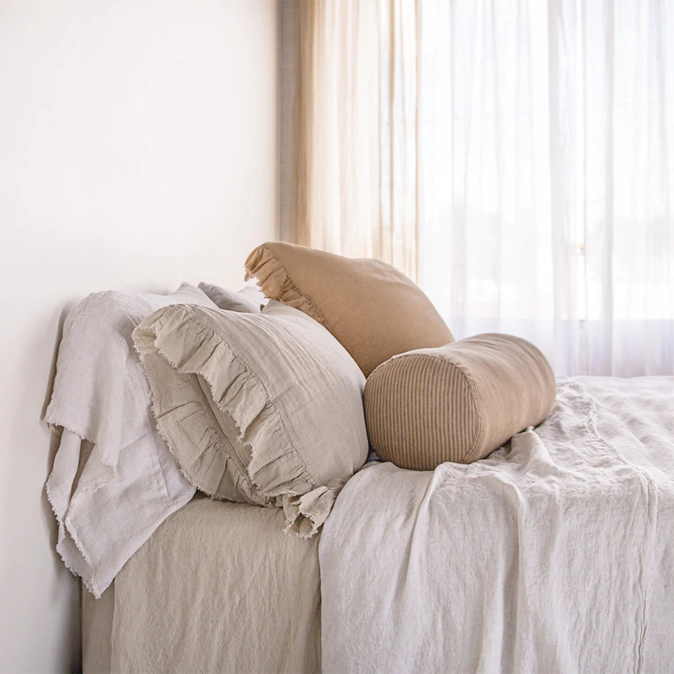Kristine Standard Linen Pillowcase