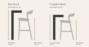 Amare Bar + Counter Stool