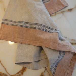 French Stripe Linen Hand Towel