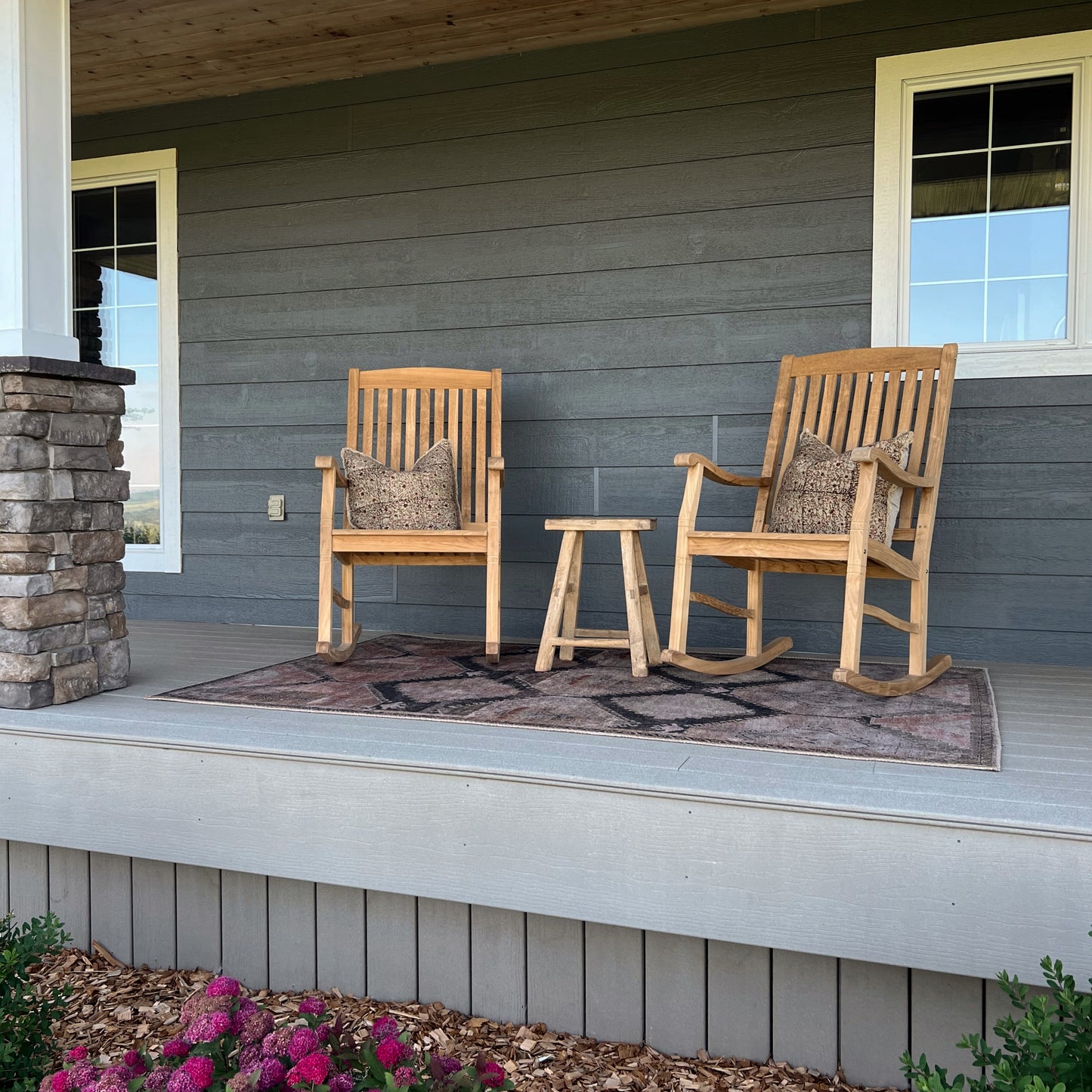 Teak Outdoor Rocking Chair