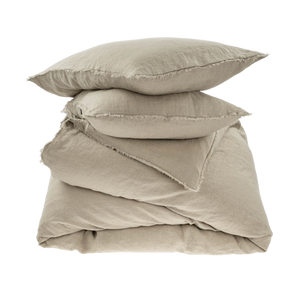 Linen Duvet Set, Driftwood