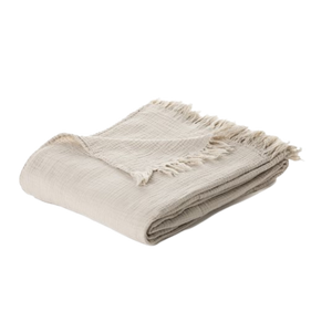 Muslin Natural Throw