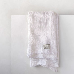 Flocca Linen Blanket