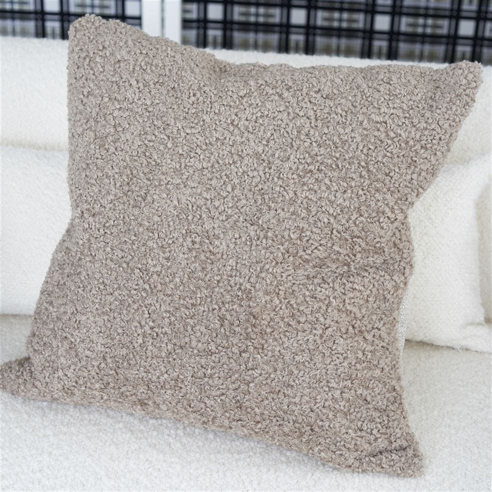 Merelle Natural Faux Fur Cushion
