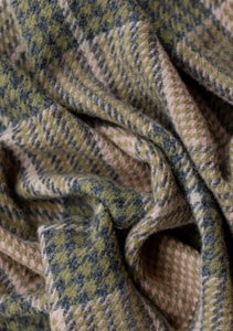 Lambswool Scarf in Moss Glen Check
